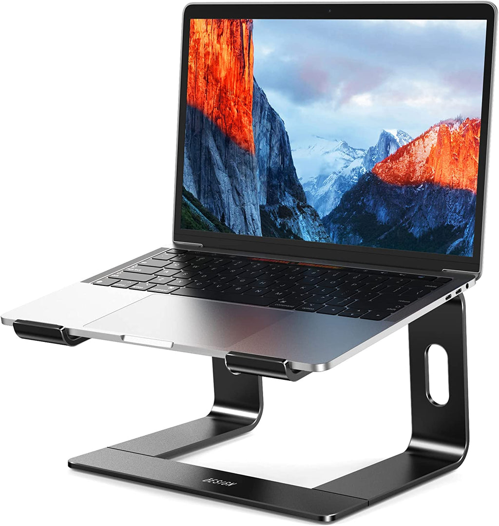 Elevate Your Workspace with the LS03 Aluminum Laptop Stand! Perfect for Air, Pro, Dell, HP, Lenovo & More - Compatible with 10-15.6" Laptops! 🖥️✨ #Ergonomic #LaptopStand #WorkFromHome