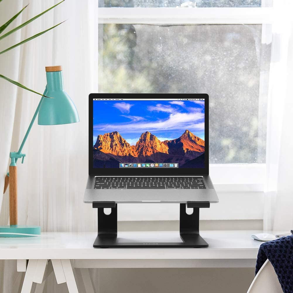 Elevate Your Workspace with the LS03 Aluminum Laptop Stand! Perfect for Air, Pro, Dell, HP, Lenovo & More - Compatible with 10-15.6" Laptops! 🖥️✨ #Ergonomic #LaptopStand #WorkFromHome
